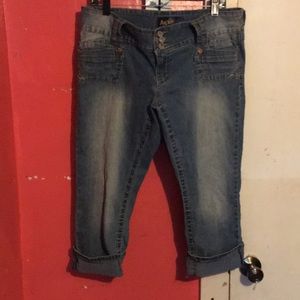 Pair of pants a bag and a cute shirt